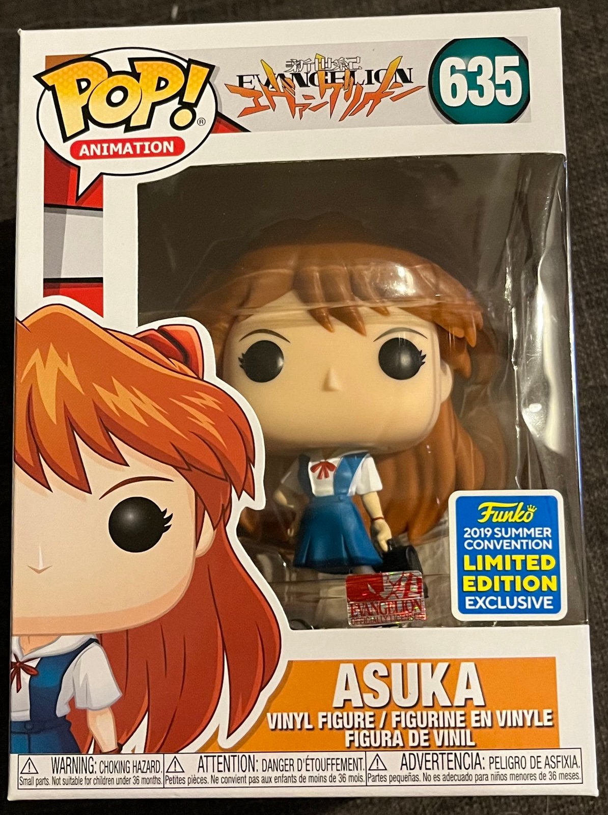 Funko POP! Animation Evangelion Asuka #635 Summer Convention Limited