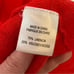 THEORY Apollonia Glint Cardigan Sweater Vest Red Orange Linen Blend size large