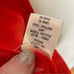 THEORY Apollonia Glint Cardigan Sweater Vest Red Orange Linen Blend size large