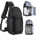 K&F Concept Camera Sling Bag Crossbody Waterproof Shoulder Backpack DSLR/SLR