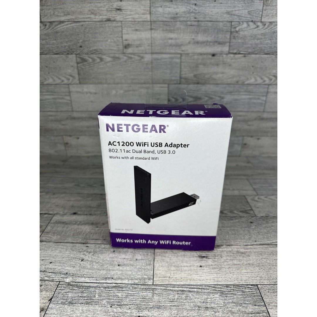 NETGEAR AC1200 USB 3.0 Wi-Fi Adapter - A6210-10000S - New