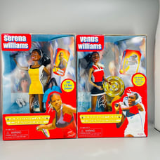 American Champions Venus & Serena Williams 1999 US Open Dolls + Accessories NRFB