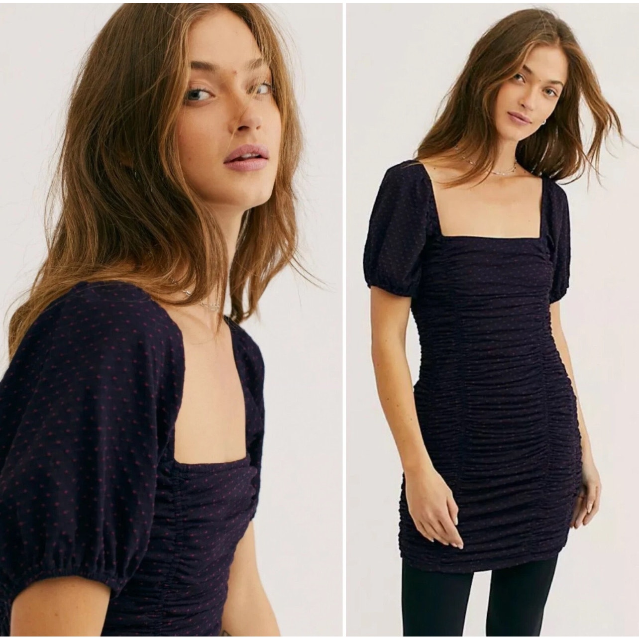 Free People “She’s in Parties” Dress Size M Bodycon Festival Grunge Clubwear