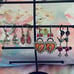 Betsey Johnson Four Pairs of Earrings