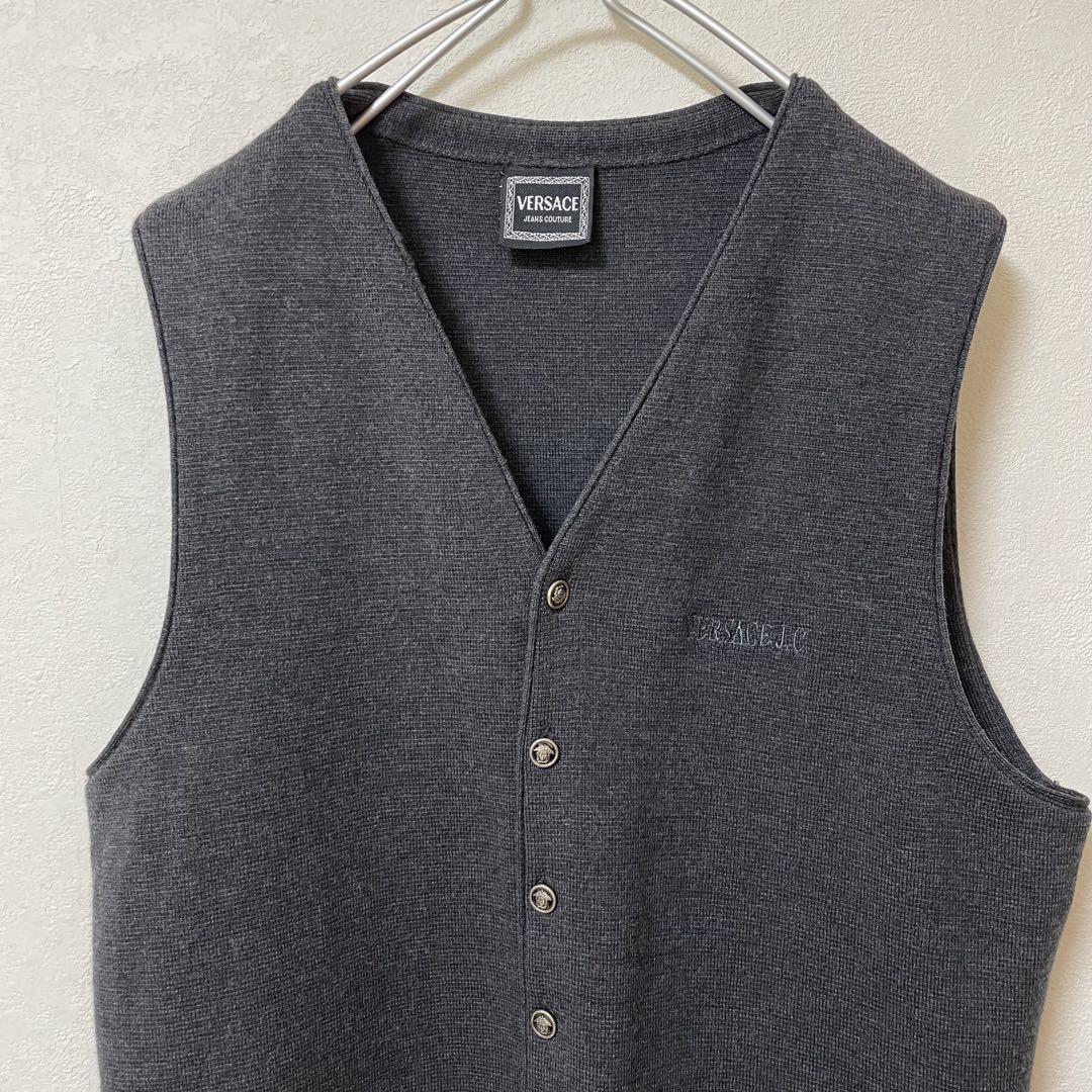 VERSACE S Knit Vest Medusa