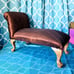 Small Pet Chaise Lounge Bed