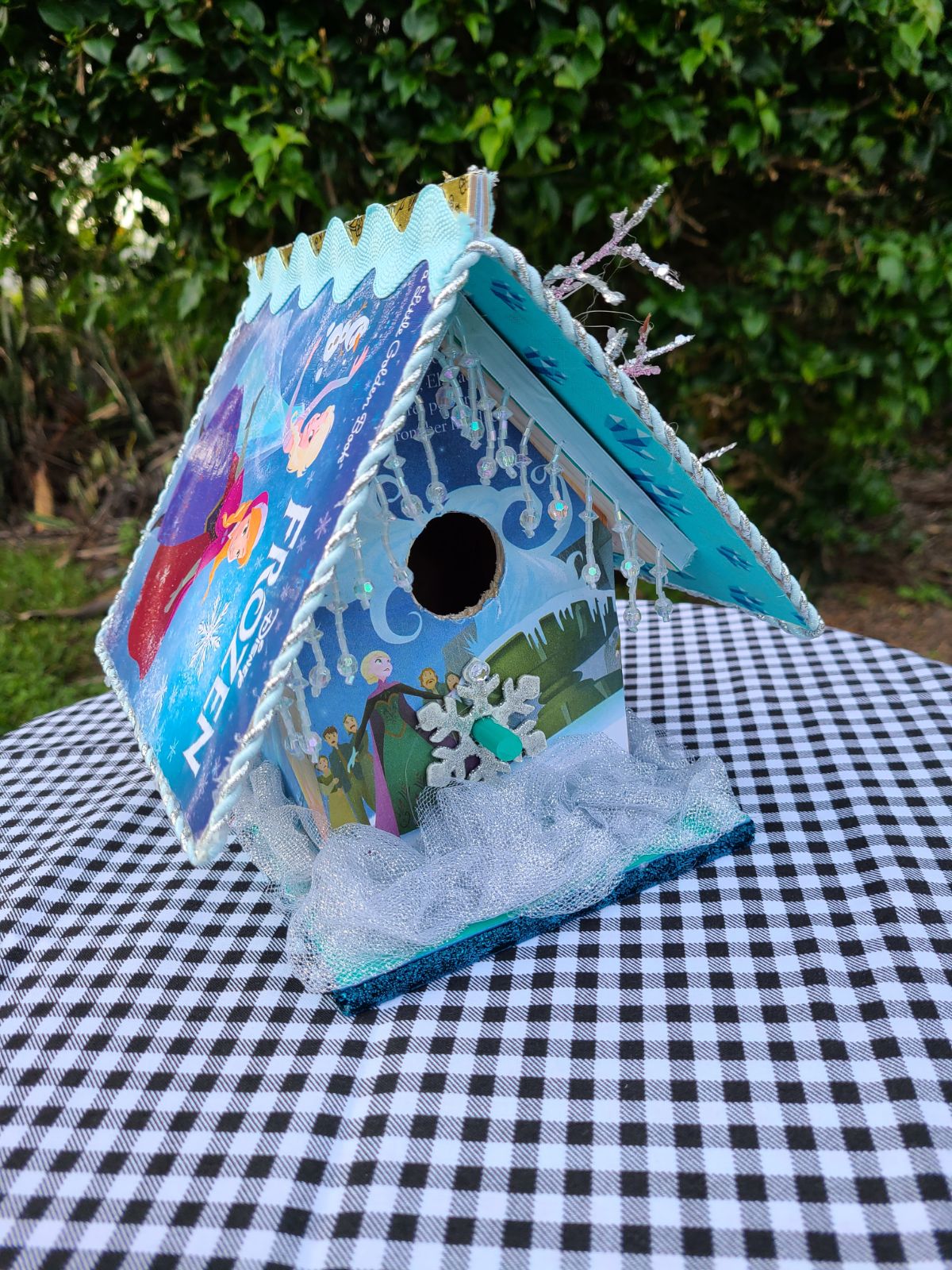 Frozen Little Golden Book birdhouse