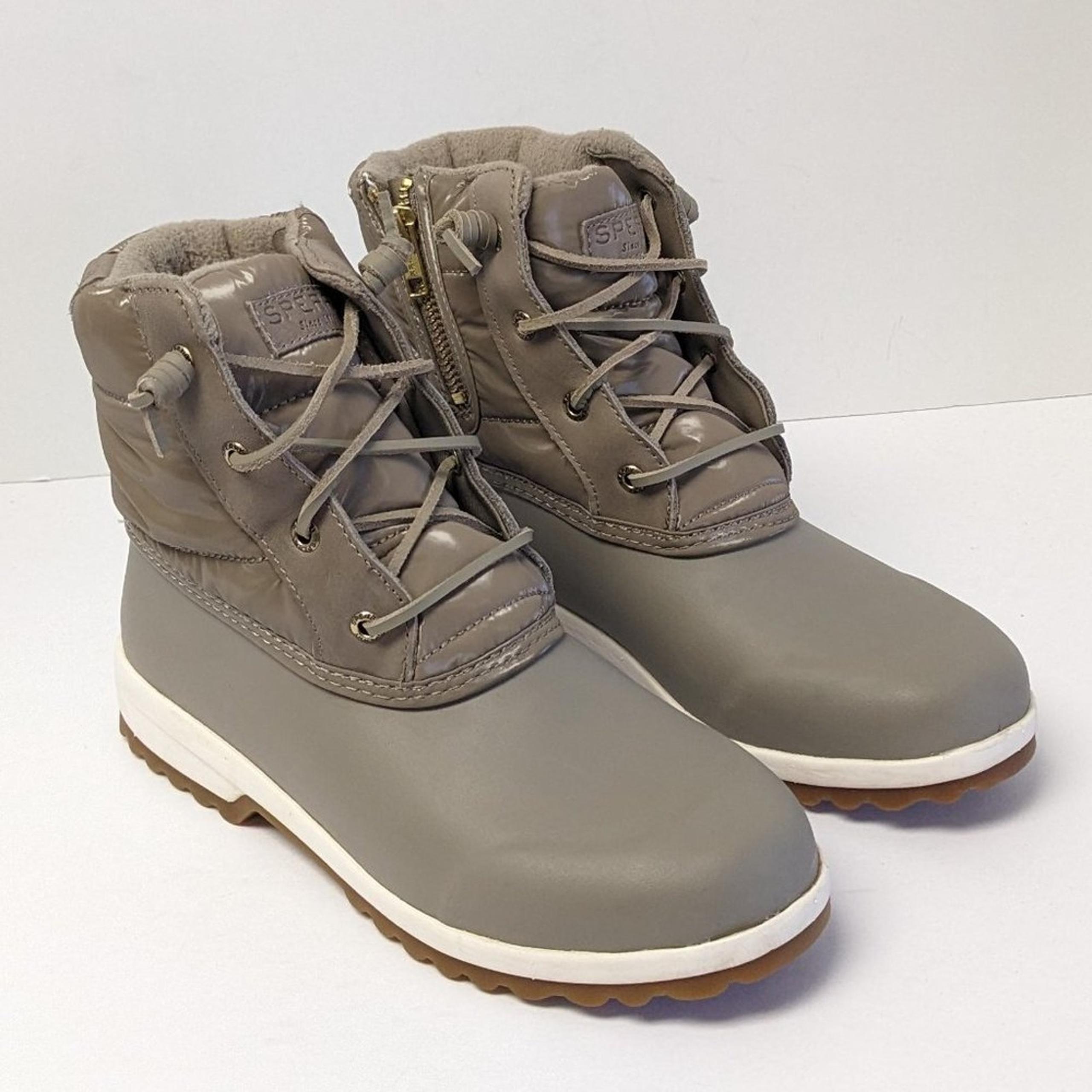 Sperry Maritime Repel Snow Boots, Taupe, Women's 7 M