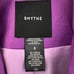 Smythe Womens Pintuck Blazer Size 6 Violet Linen Blend Single Button