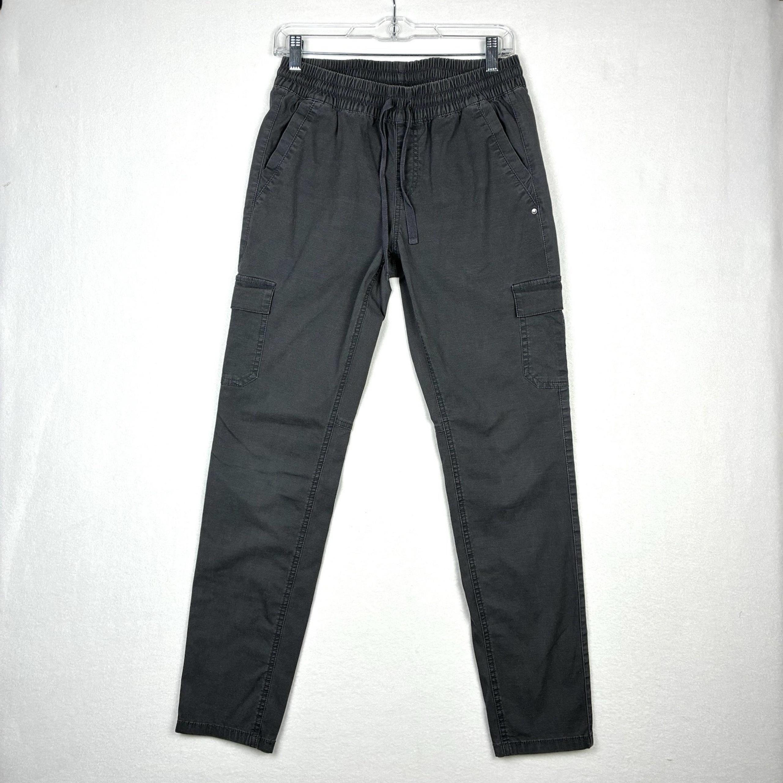 Prana Women's Size Small Gray Organic Cotton Crestwood Cargo Jogger Pants