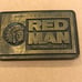 Red man brass buckle