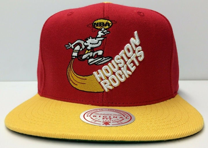 New NBA Houston Rockets Snapback Hat 2Tone Hardwood Classics Hat
