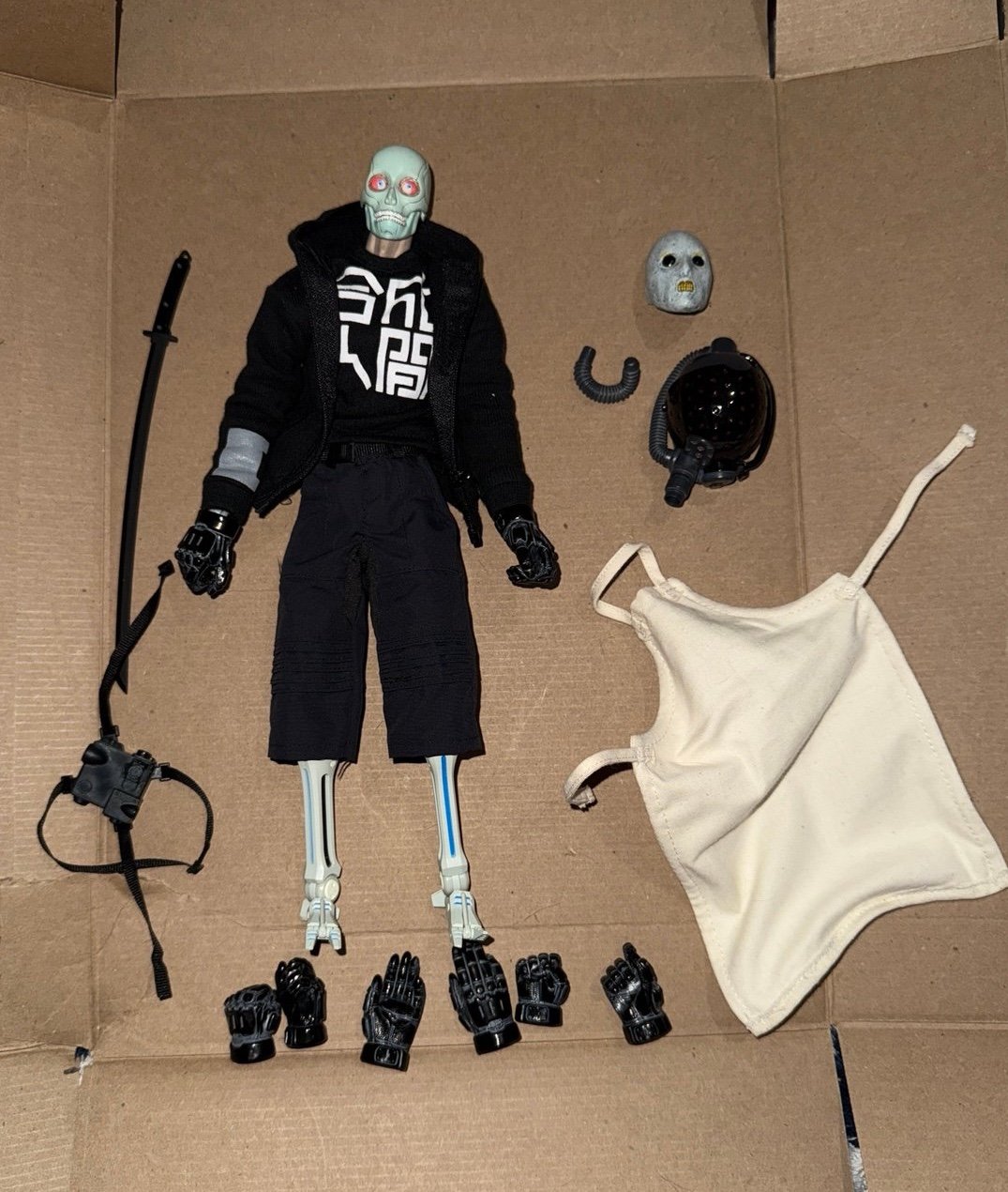 1000toys 1/6 scale Synthetic Human anti carb squad blue sekimu SDCC test