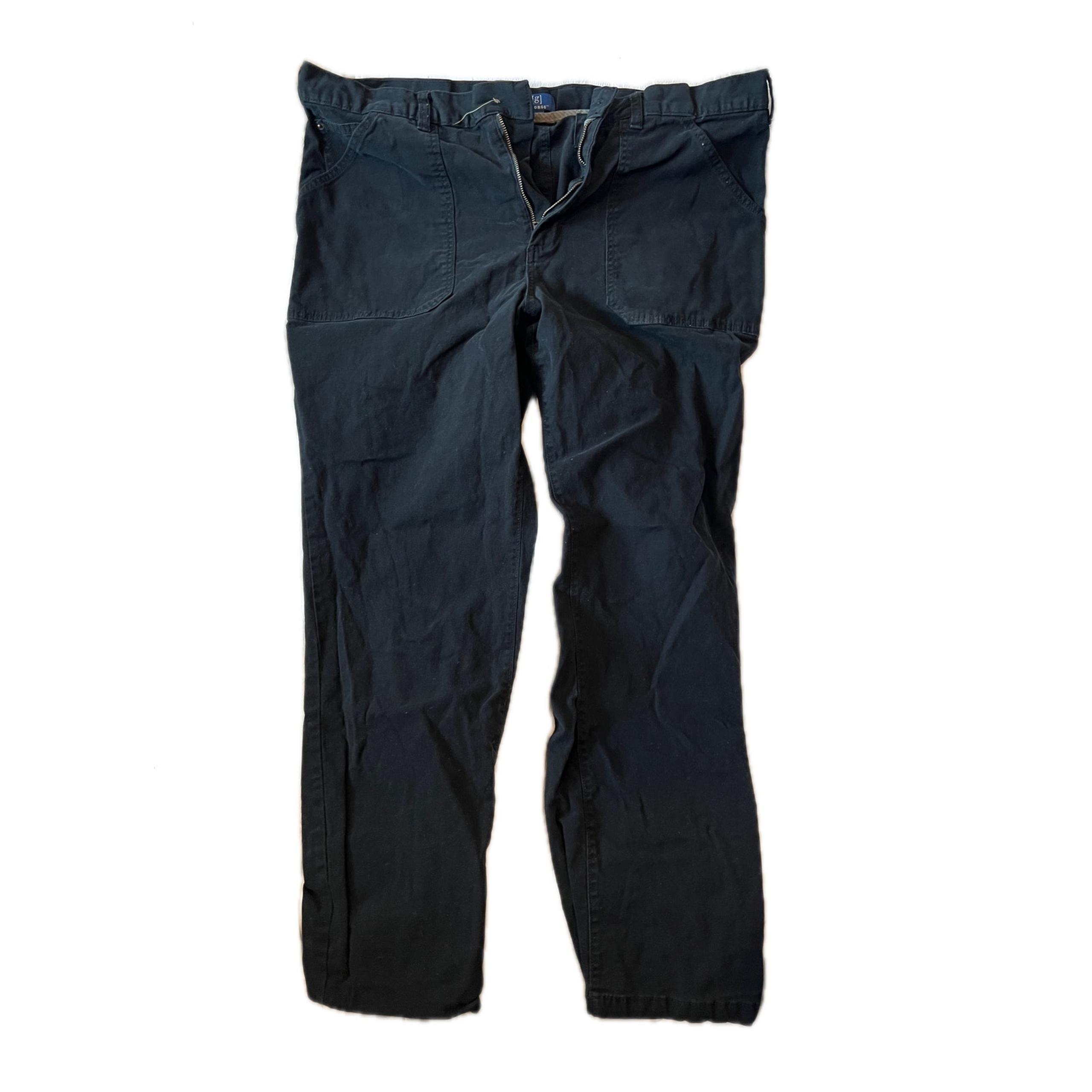 George Black Chino Pants Mens 40x28