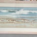 shannon Daigle fine art sandpipers beach ocean waves framed painting 24x35”