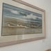 shannon Daigle fine art sandpipers beach ocean waves framed painting 24x35”