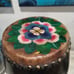 Hand painted Asian drum.