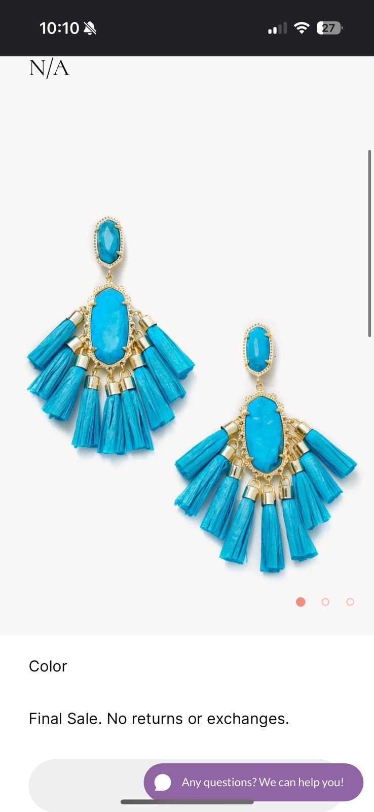 Kendra Scott Kristen statement earrings