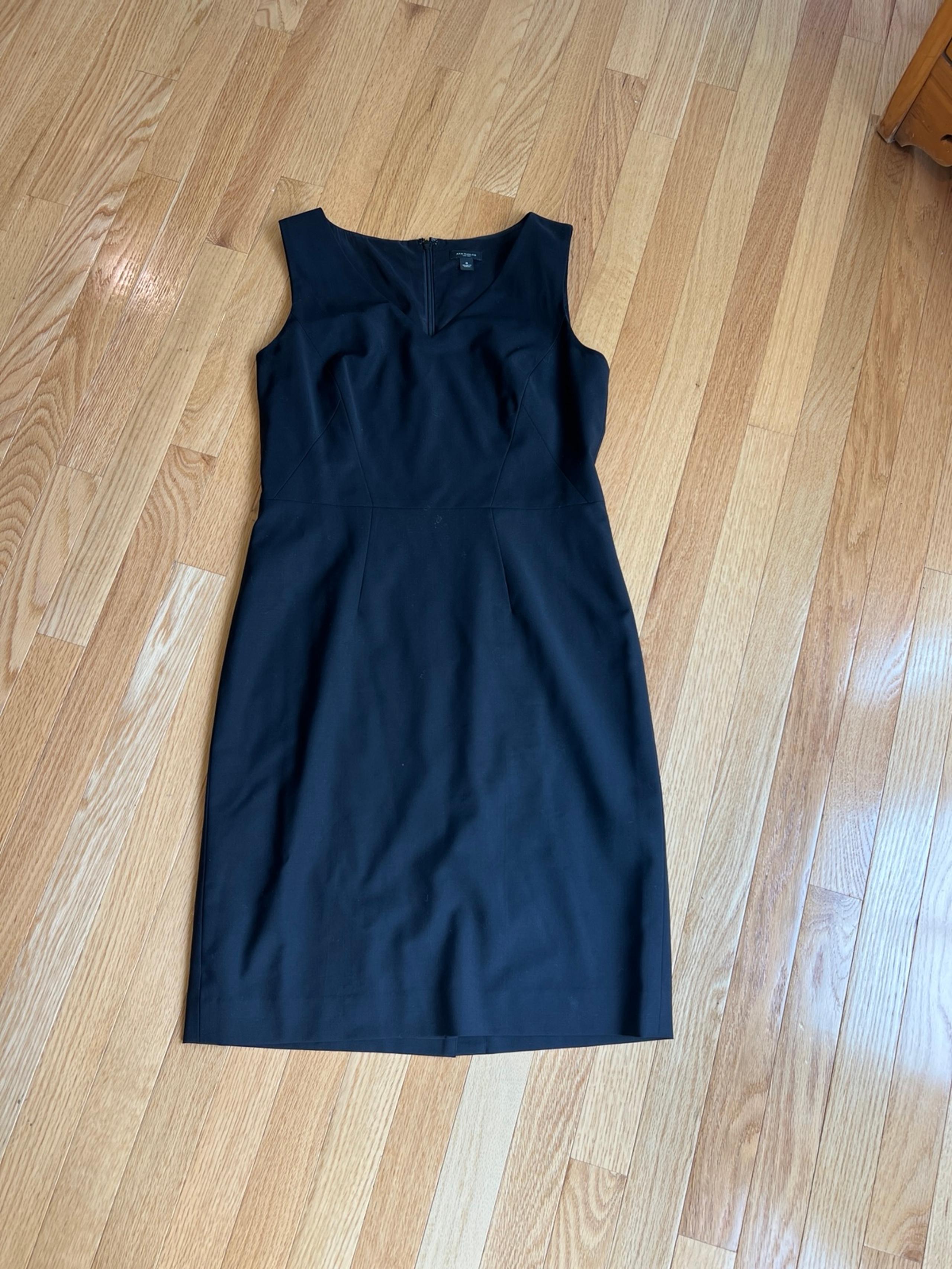 Ann Taylor Black Sheath Dress (6)