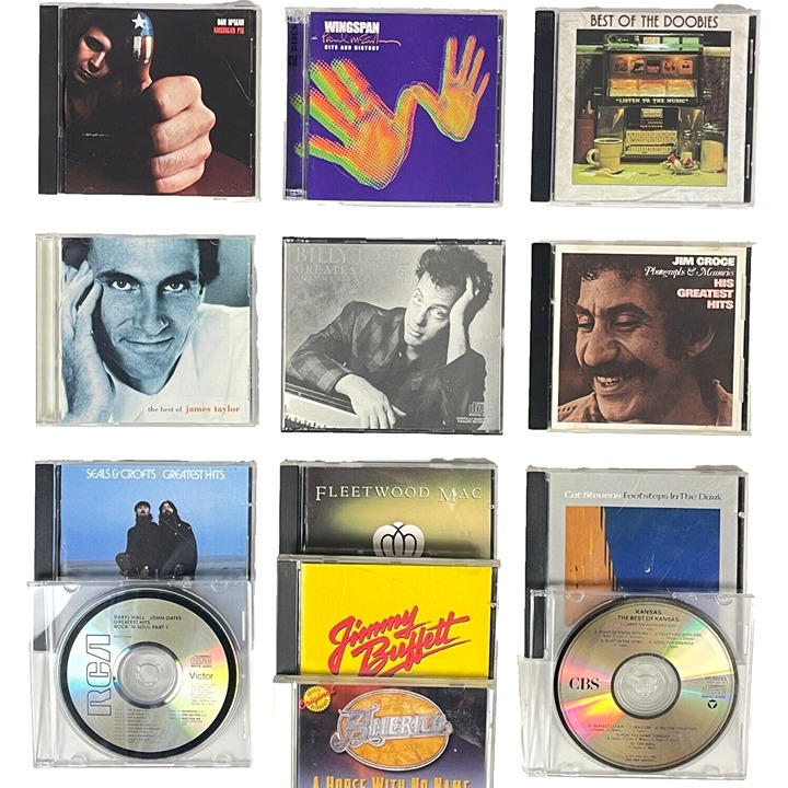 Mellow 70s Rock Hits 13 CD Lot Joel Crofts Fleetwood Wings Doobie Croce Taylor