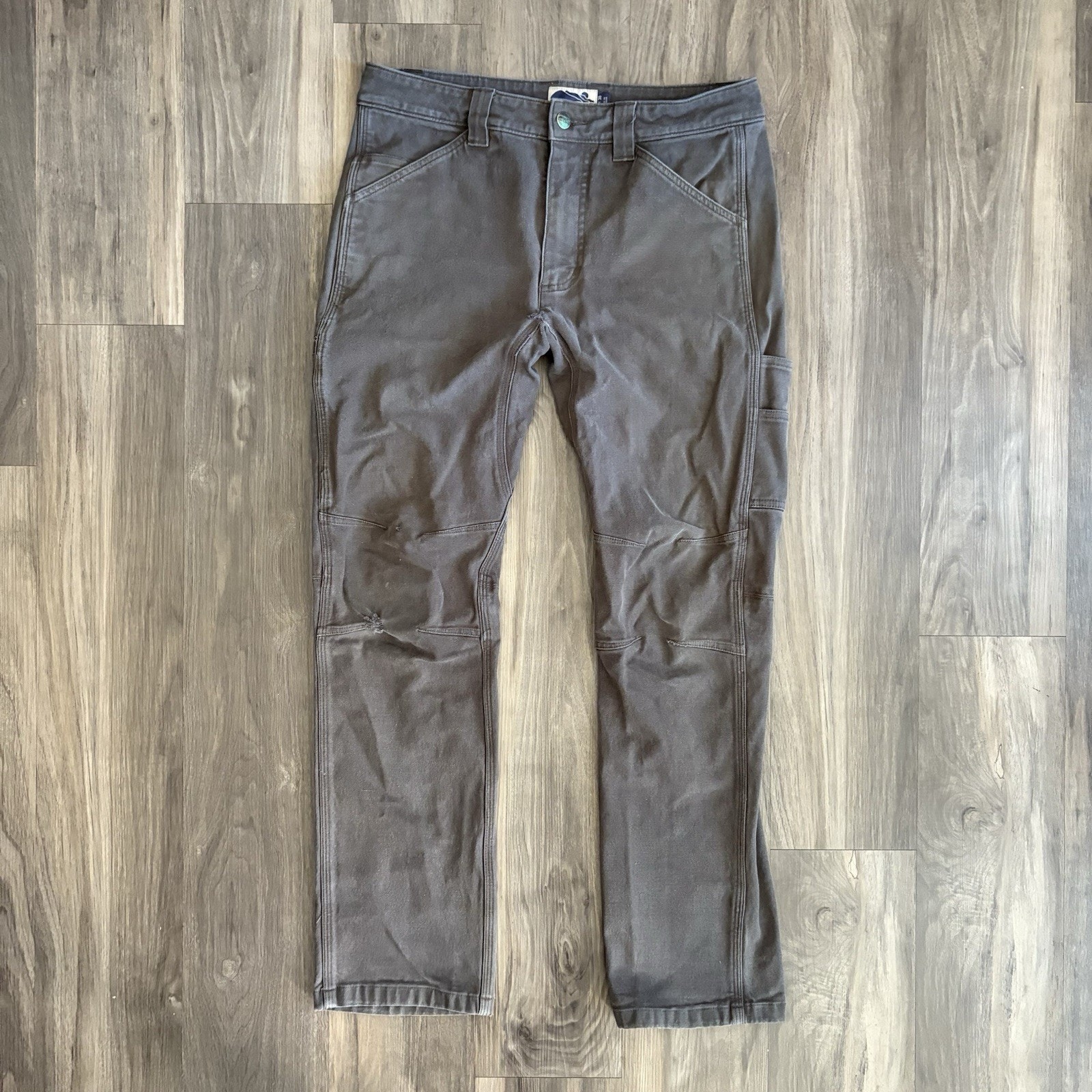 Edgevale Work Pants Men's Size 30x30 Gray Cast Iron Foothill Alta