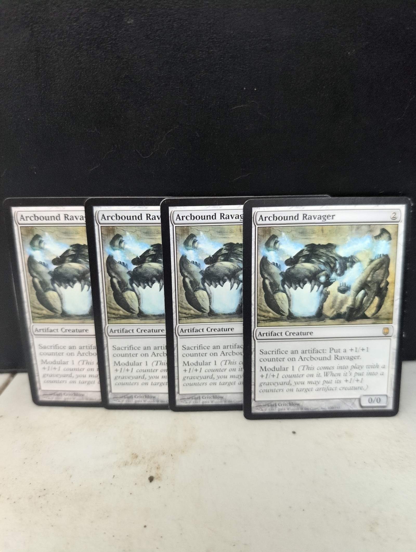 MtG Magic the Gathering Arcbound Ravager Darksteel Rare Artifact Cards x4