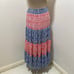 Vineyard Vines Block Print Tiered Skirt Size XXS