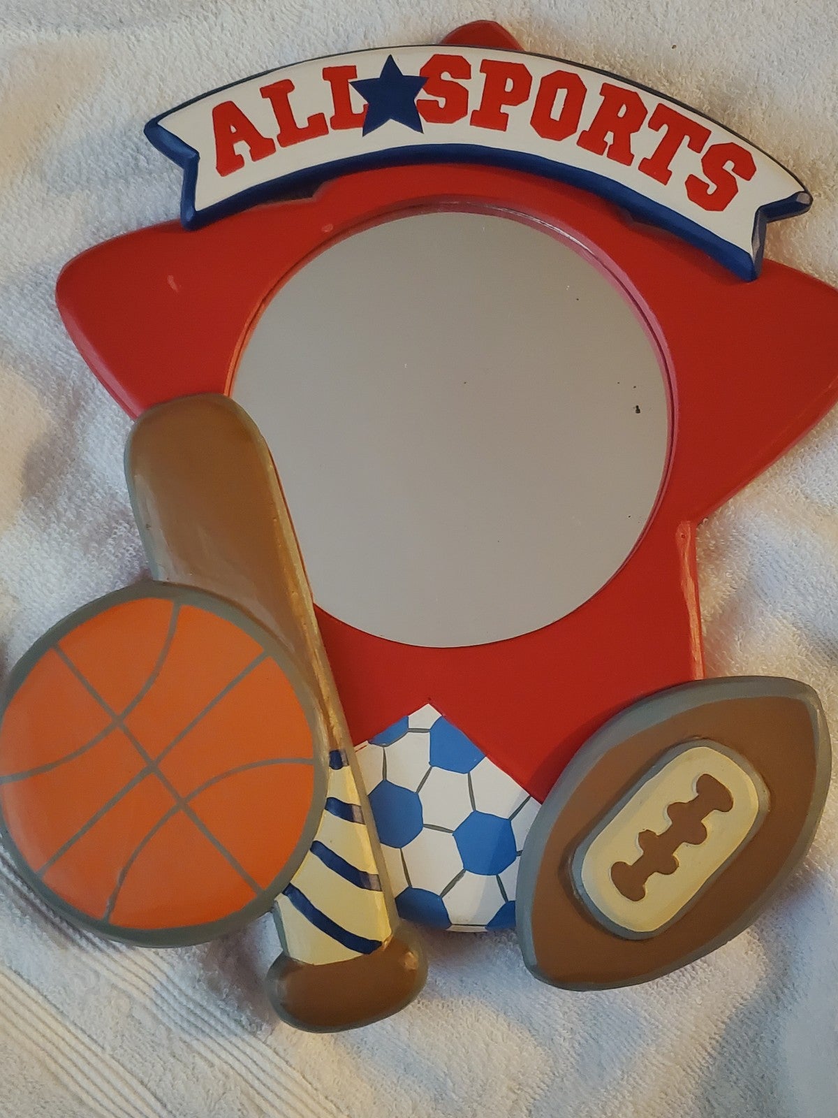 Sports mirror and shelf 2 pieces