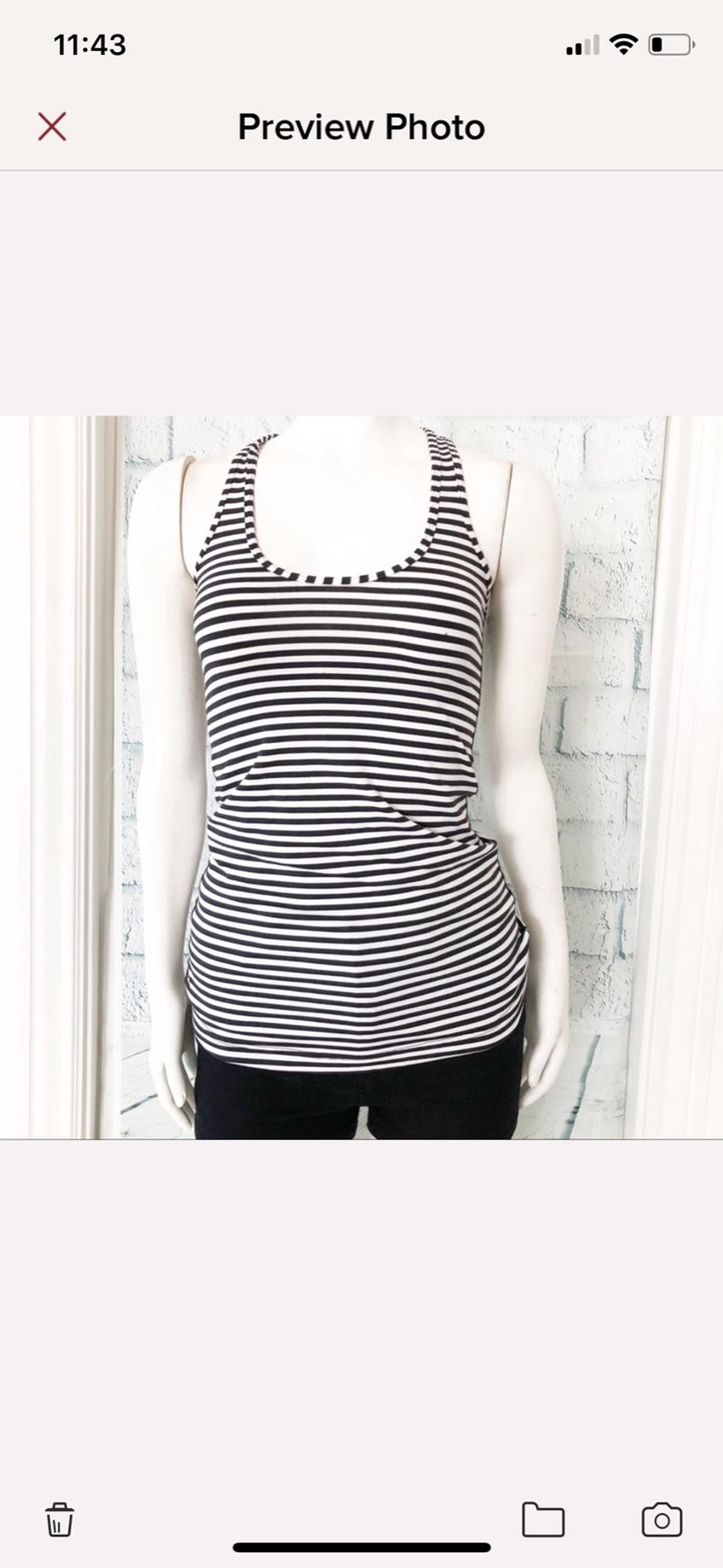 Lululemon Striped Racerback Tank Top - lululemon athletica