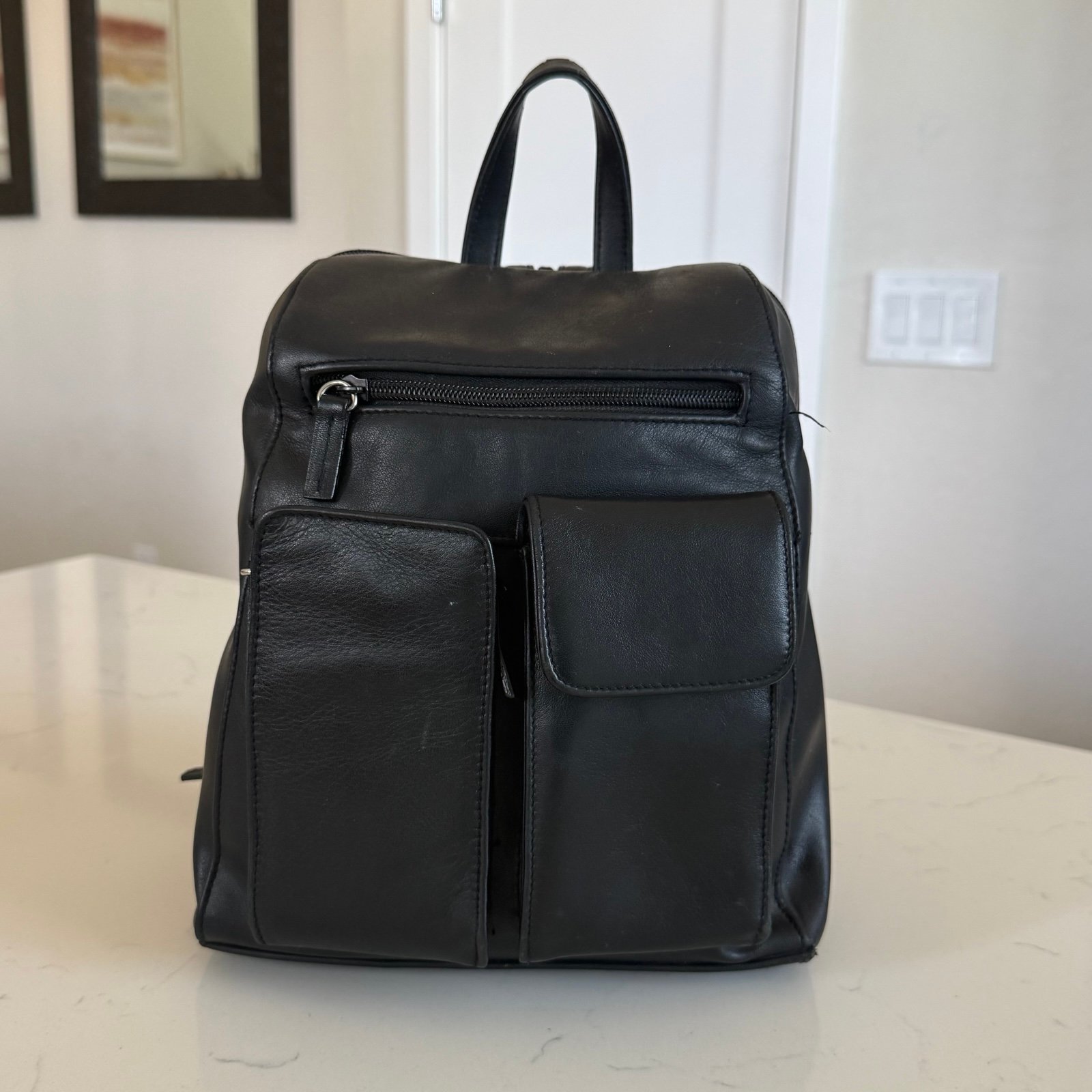 Hillard & Hanson Black backpack– Stylish & Functional