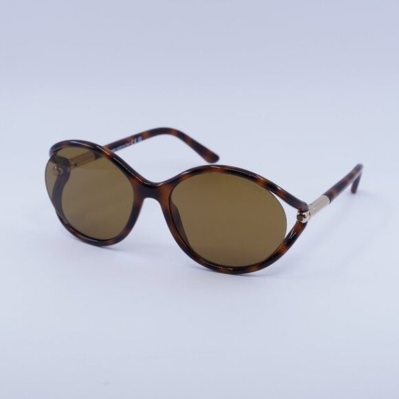 New Tom Ford Melody FT1090 53E Sunglasses - Blonde Havana Frame