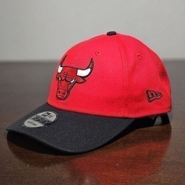 Chicago Bulls New Era Dad Hat Cap Red Black 9Forty NBA Jordan Pippen Rodman New