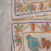 Vintage Suzani Boho intricately embroidered large bed cover 90X108 Flaw cotton