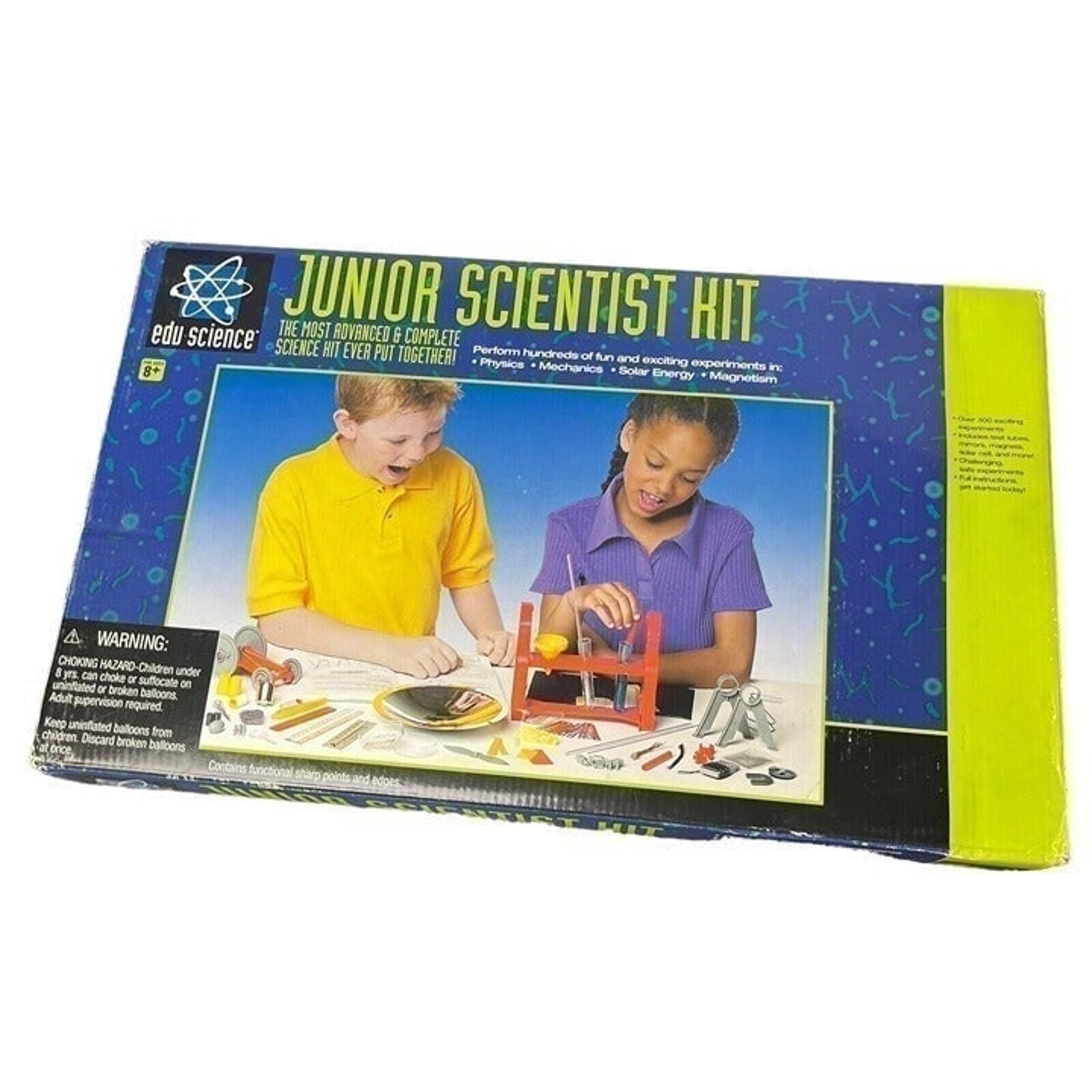 Junior Scientist Kit By Edu Science Over 300 Advanced Experiments, Supplies New
