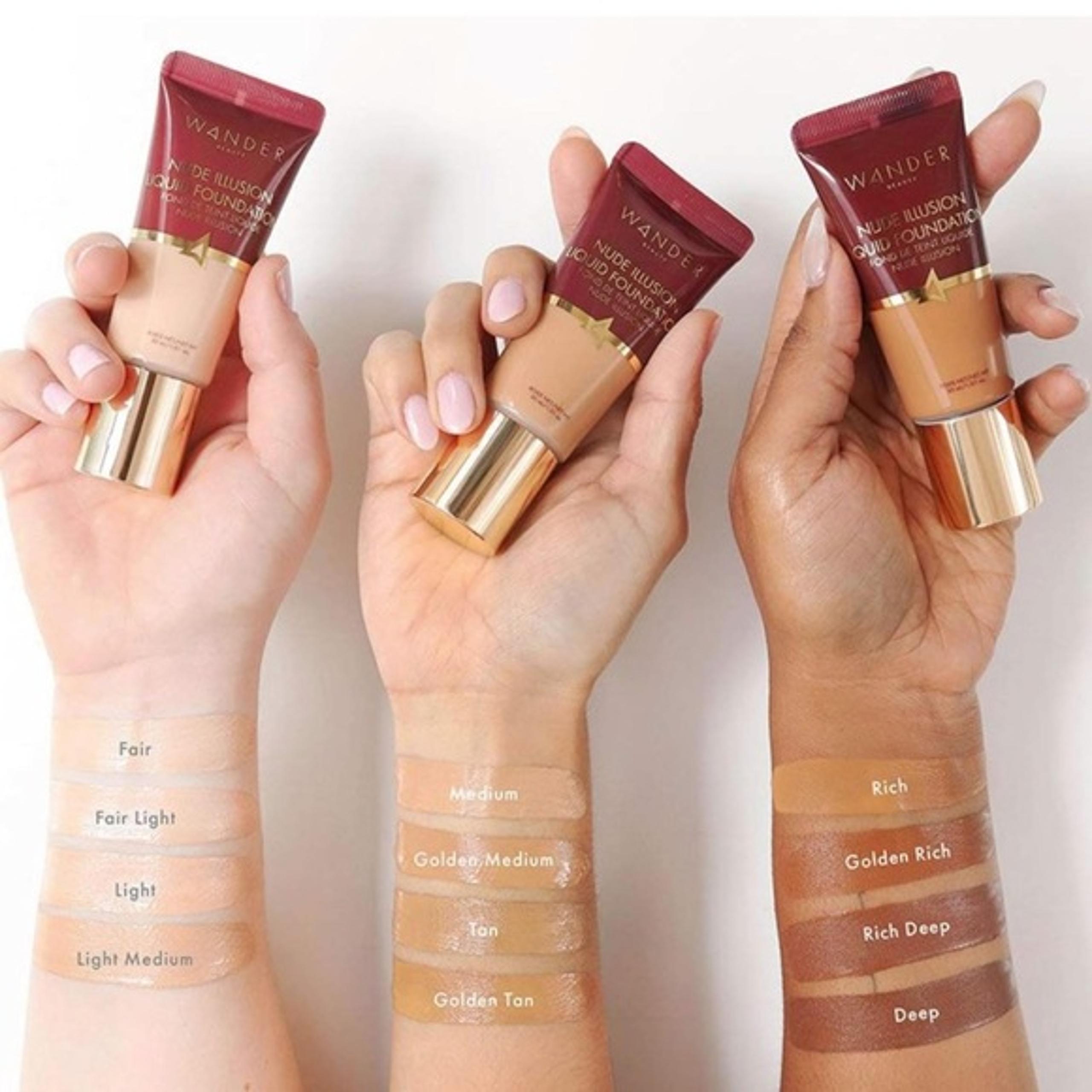 Nude Illusion Liquid Foundation in Rich Deep - Wander Beauty