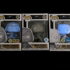 Funko Pop! Moon Knight #1074, #1047 Gitd, #1048 Gitd, Exclusive! Bundle
