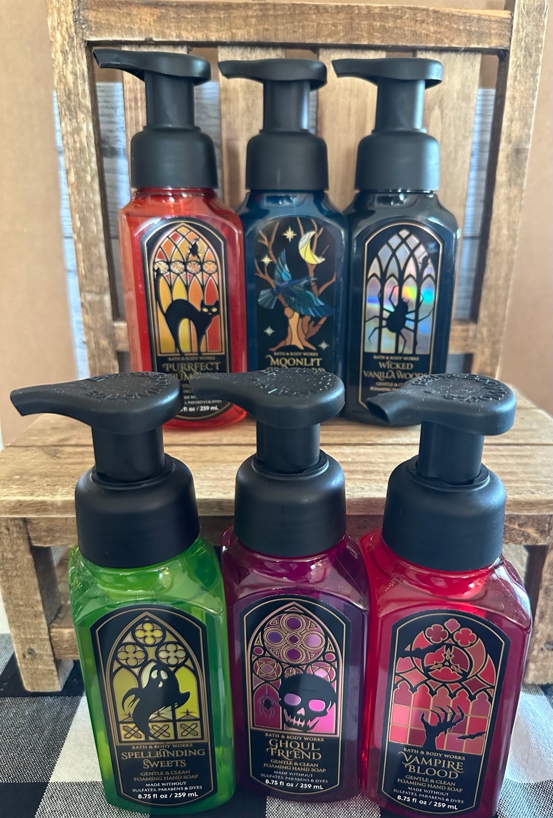Bath & Body Works Halloween Gentle Foaming Hand Soap x 6 Lot