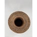 Handwoven Wicker Vase Decorative Accent Piece With Textured Weave & Wide Rim Des
