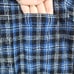 Sir Pendleton Boy's Size M Blue Plaid Wool Shirt Heavy Warm Outdoors Winter