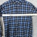Sir Pendleton Boy's Size M Blue Plaid Wool Shirt Heavy Warm Outdoors Winter