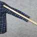 Sir Pendleton Boy's Size M Blue Plaid Wool Shirt Heavy Warm Outdoors Winter