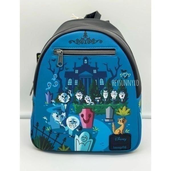 Loungefly Disney The Haunted Mansion Cartoon Artwork Mini Backpack