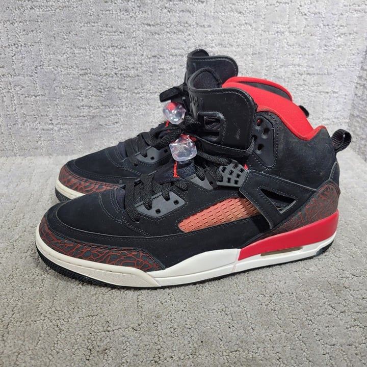 Air Jordan Spizike Bred 315371-060 Men's Size 11.5 Black Red Basketball Shoes