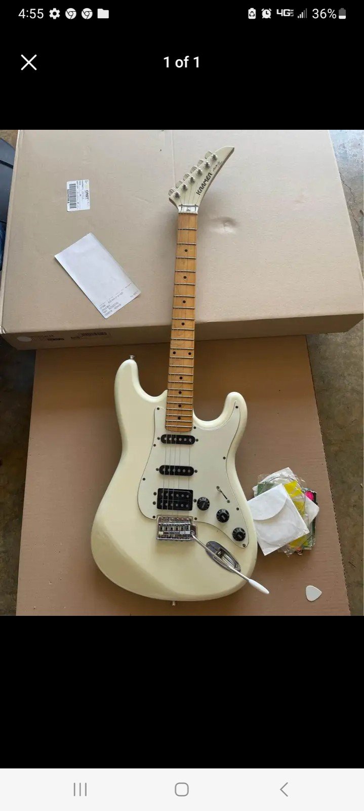 Kramer areostar zx30 electric guitar