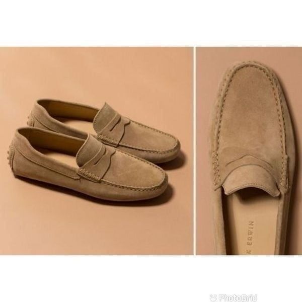 Jack Erwin Suede Driving Loafer