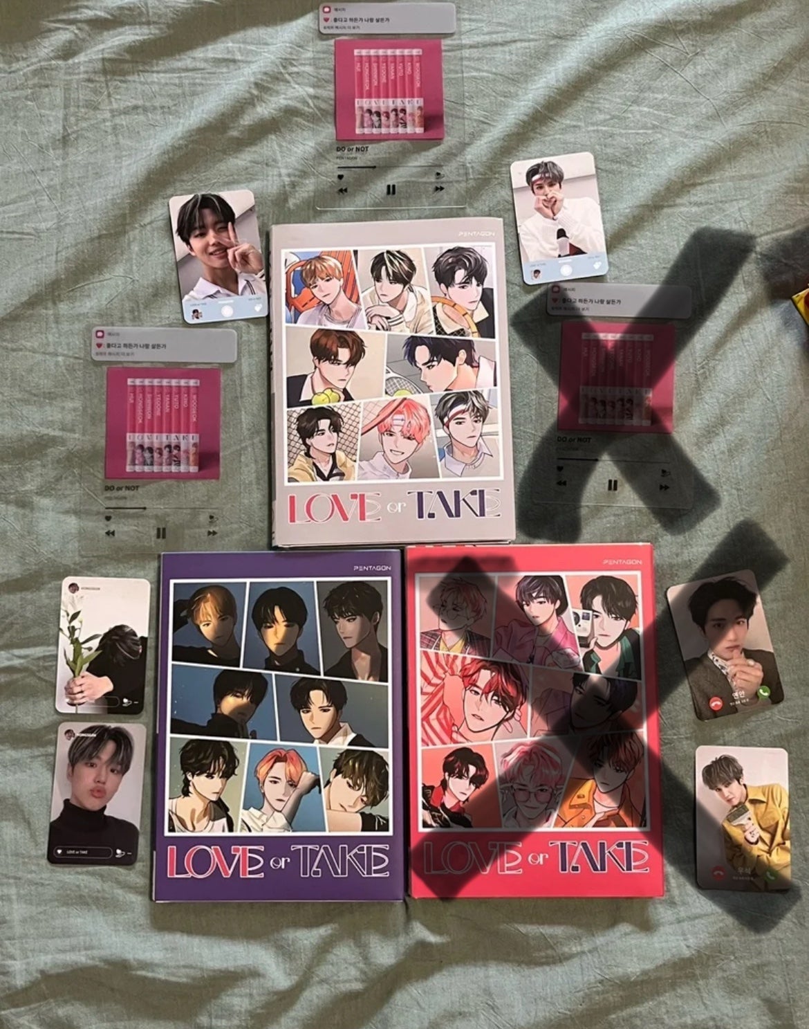 Pentagon Albums with photocards CD