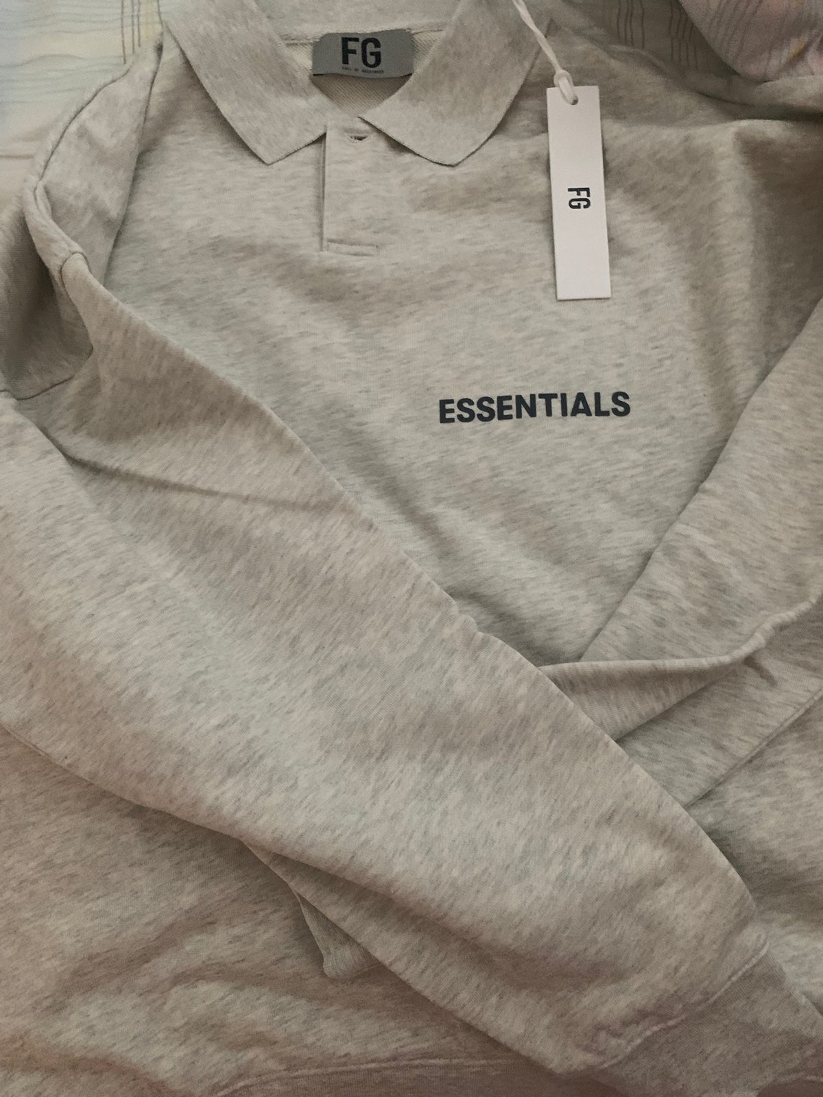 fear of god essentials long-sleeve sweatshirt