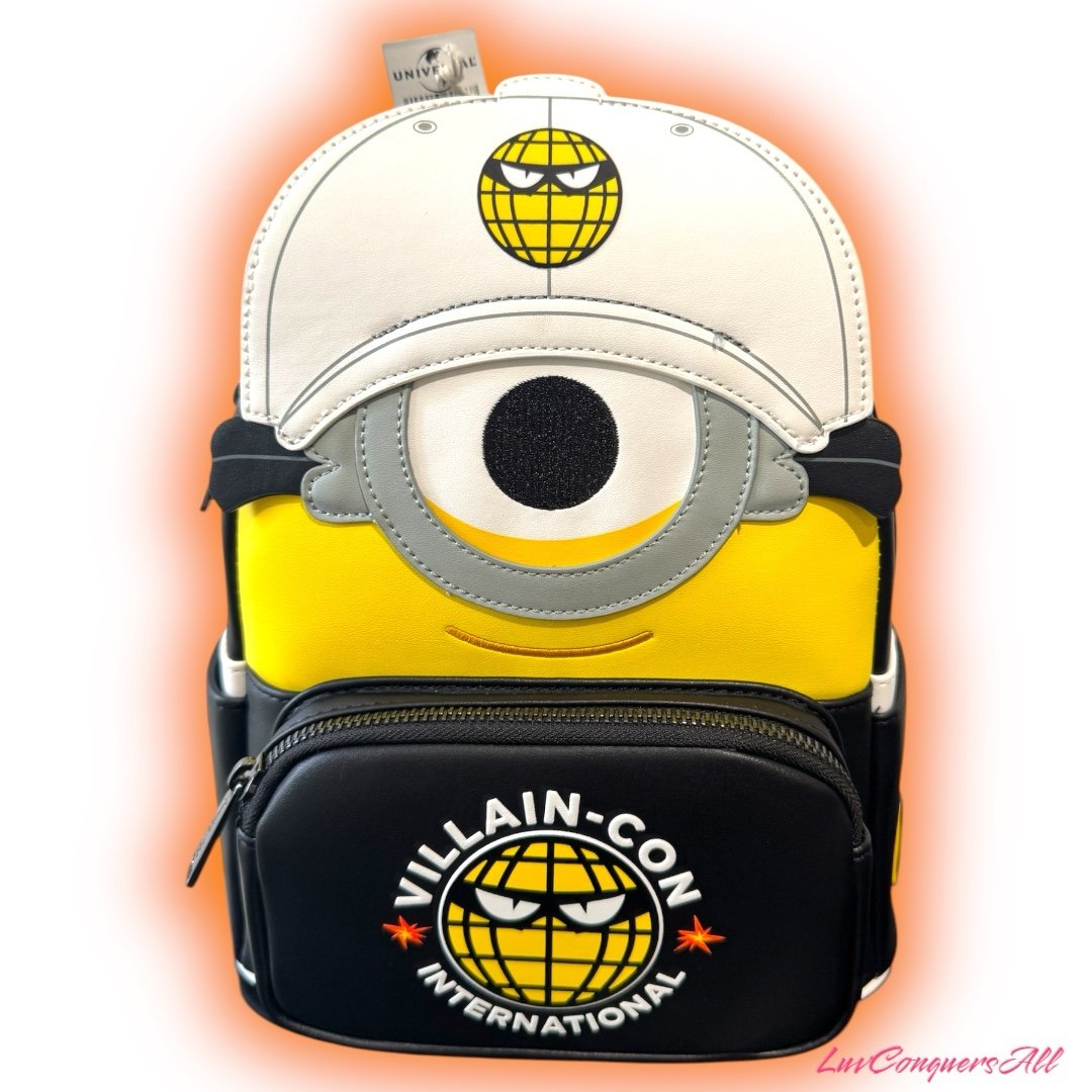 Universal Studios Loungefly Despicable Me Villain-Con Minion Backpack