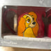 Disney Parks Lady and the Tramp Dogs Mug Cup Set Heart Indent Red New