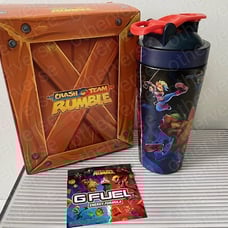 GFUEL Crash Bandicoot Wumpa Fruit Collector's Box + Metal Shaker ONLY G FUEL